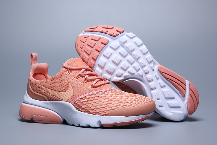 Women Nike Air Presto Fly V5 Pink White Shoes - Click Image to Close